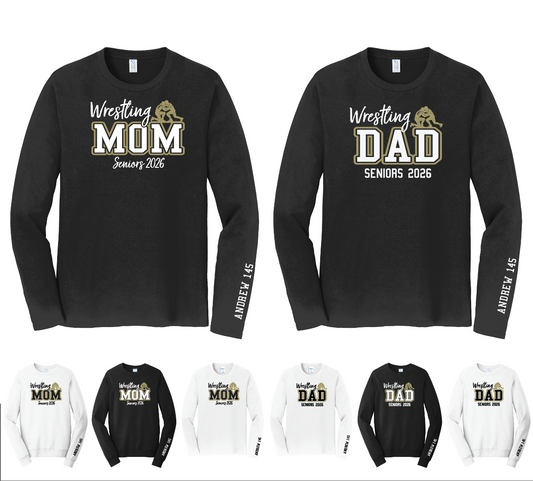 Warriors Wrestling Mom/Dad Apparel