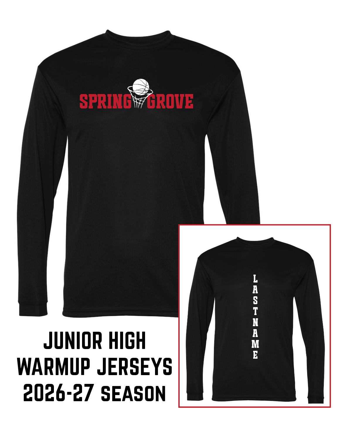 SG Boys Basketball - Junior High Warmups 2026