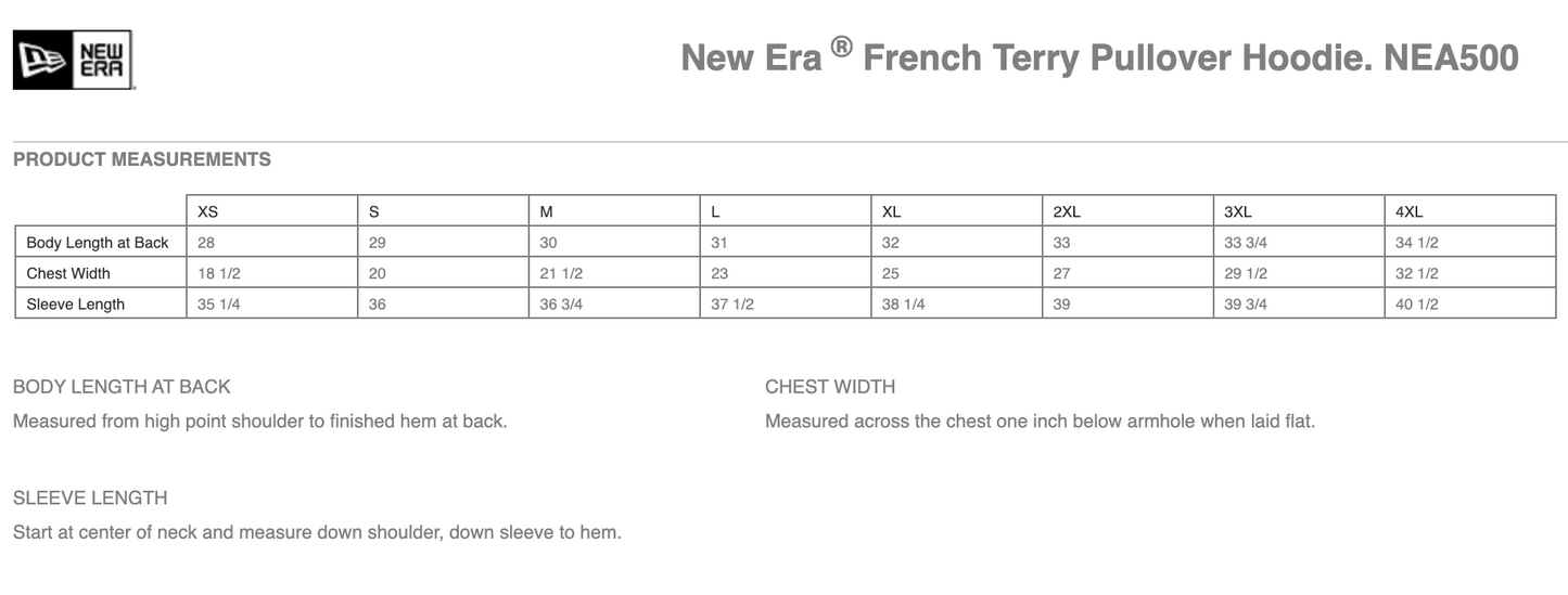 STM - Men's New Era® French Terry Pullover Hoodie