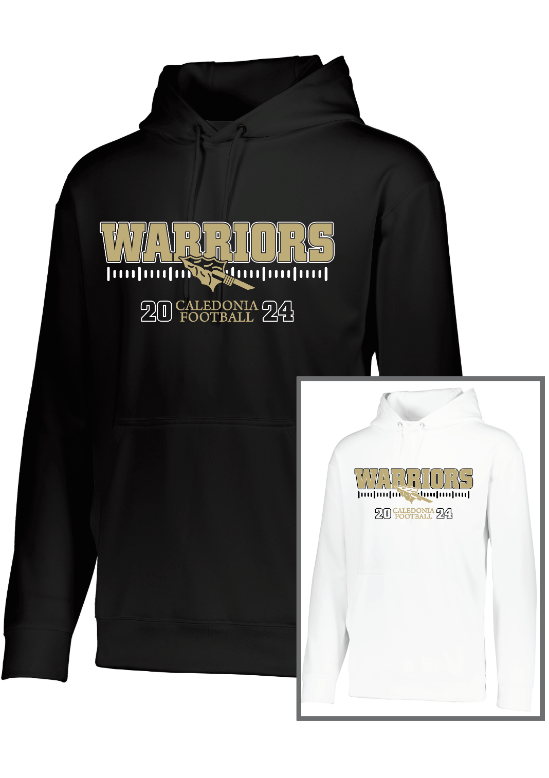 WARRIOR FOOTBALL Team Hoodies - ORDER BY NOV 17!