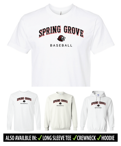 SGB - Spring Grove Baseball Apparel - WHITE