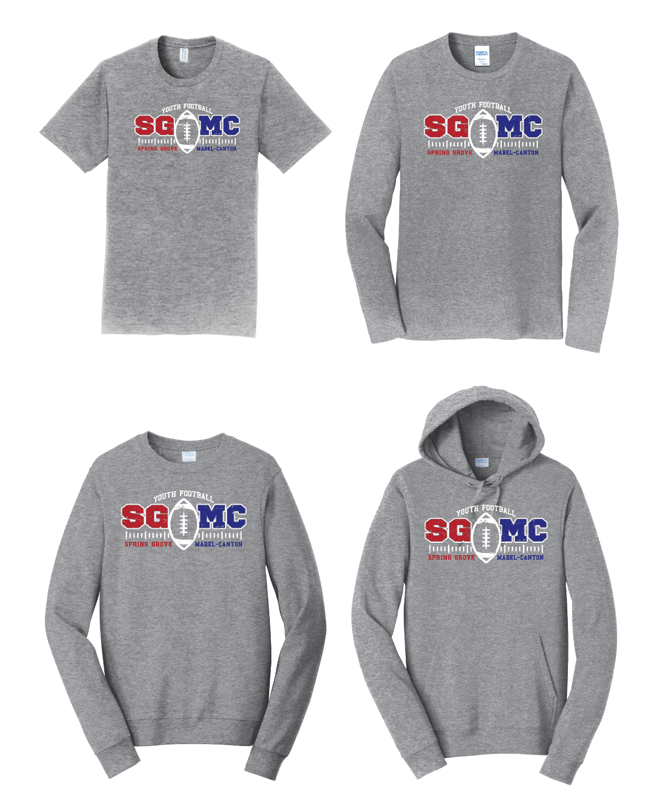 SGMC Youth Football Apparel