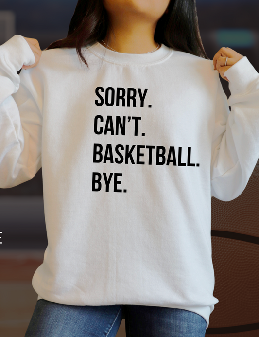 'Sorry. Can't...' Sports Shirts - Customize Your Sport!