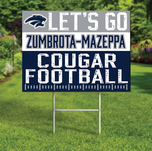 Z-M Football Yard Signs - LET'S GO