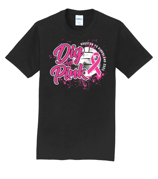 HOUSTON v KINGSLAND Cancer Awareness Tees