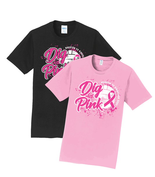 HOUSTON v KINGSLAND Cancer Awareness Tees