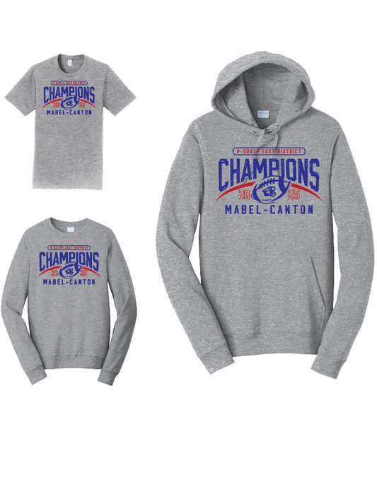 M-C Cougars - District Champs Football Apparel