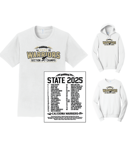 Caledonia Warriors - Section Champs Football Apparel