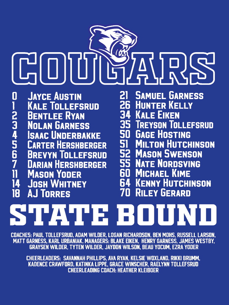 MC Cougars - Section Champs Football Apparel