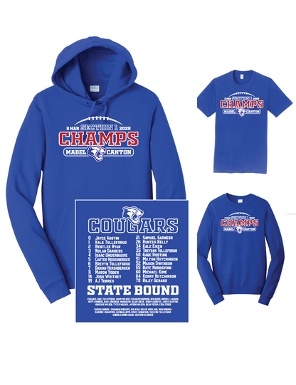 MC Cougars - Section Champs Football Apparel