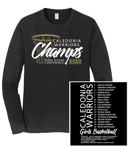 Caledonia Girls Basketball Conference Champs 2026