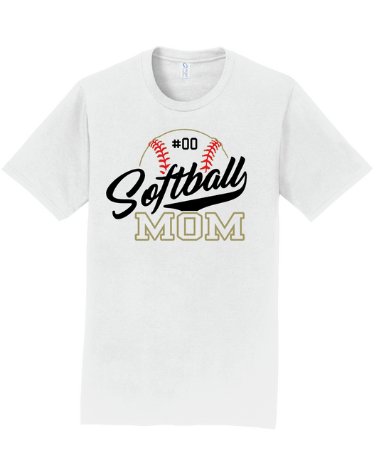 CALEDONIA - SOFTBALL MOM  - Favorite T Shirt