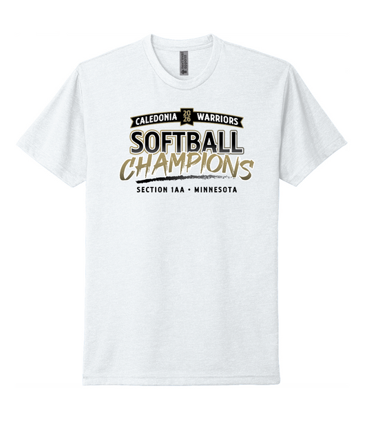 Caledonia Softball - Section Champs Tees 2026