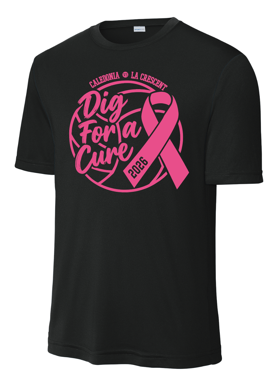 Volleyball: Caledonia Cancer Match Tee
