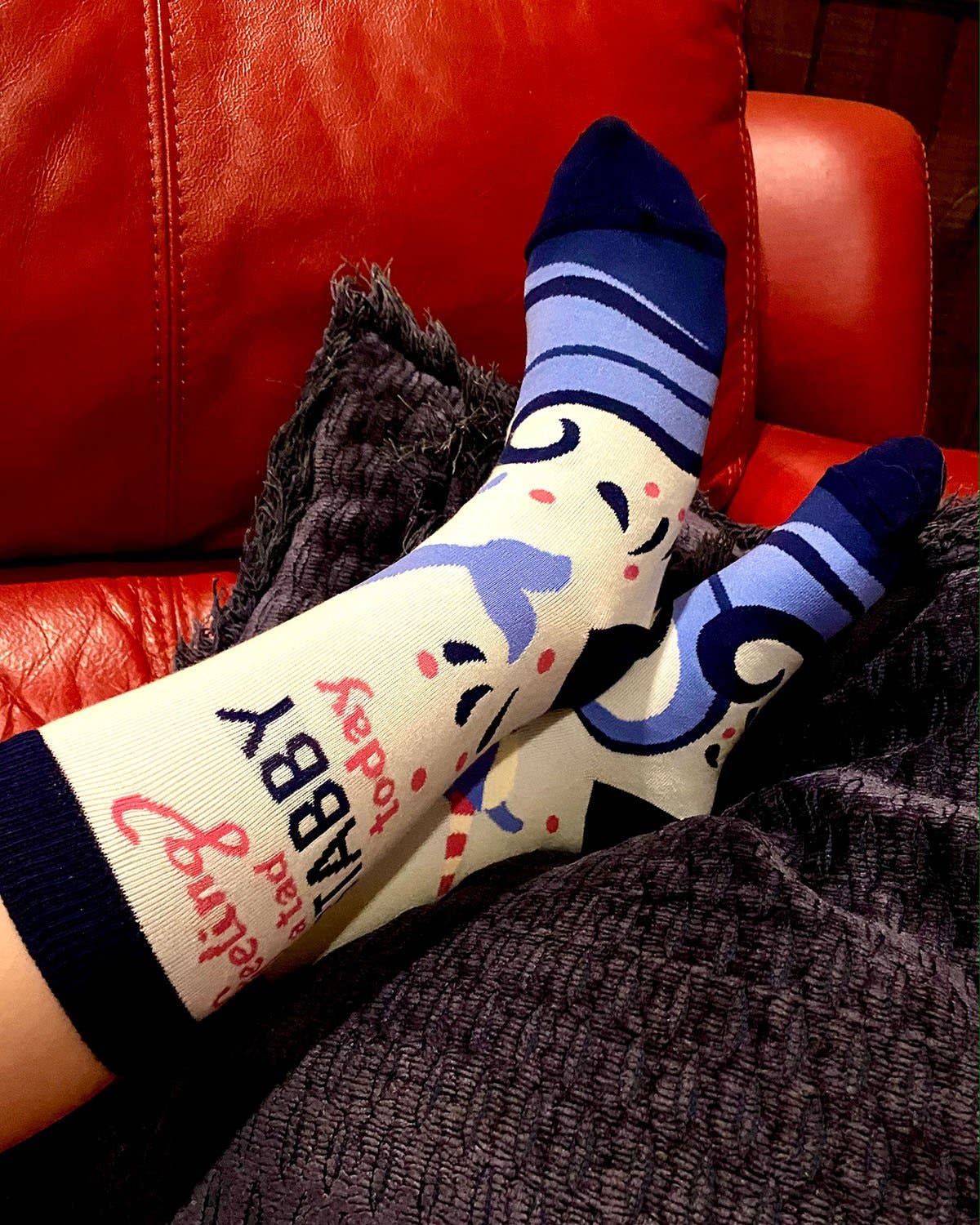 Feeling a Tad Stabby Today Narwhal Women's Crew Socks