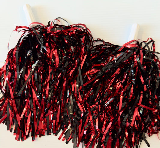 Metallic Rally Poms