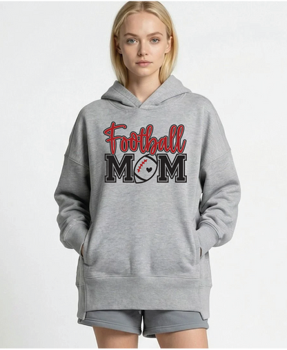 SGFB26 - Women's Oversized Hoodie 'Football Mom'