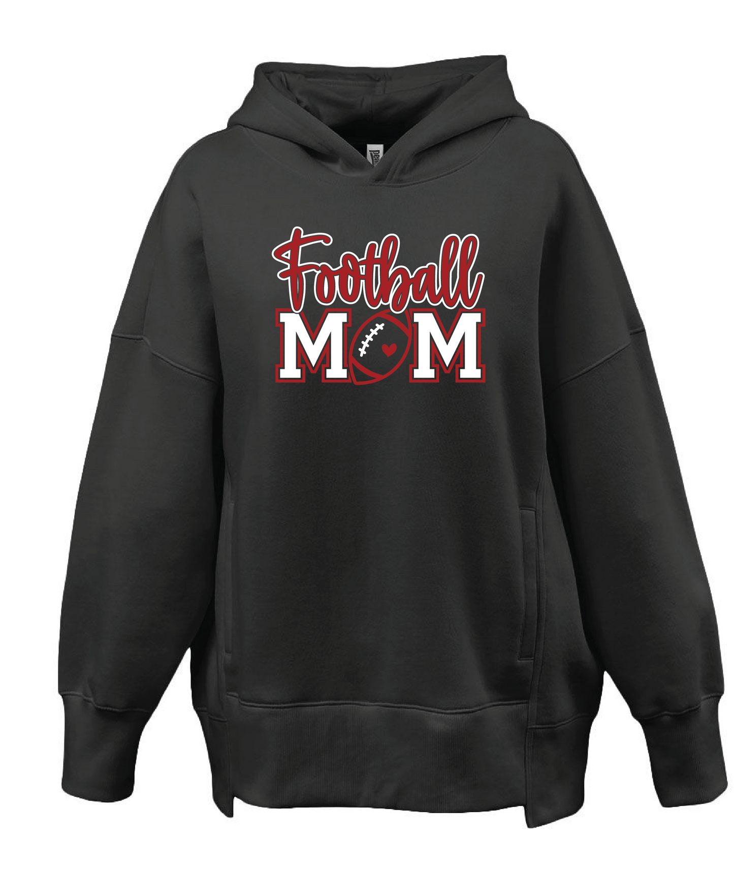 SGFB26 - Women's Oversized Hoodie 'Football Mom'