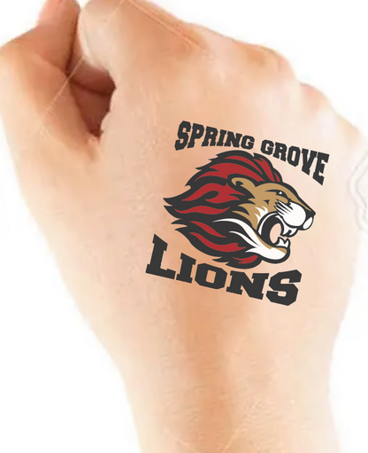SG Lions Temporary Tattoos